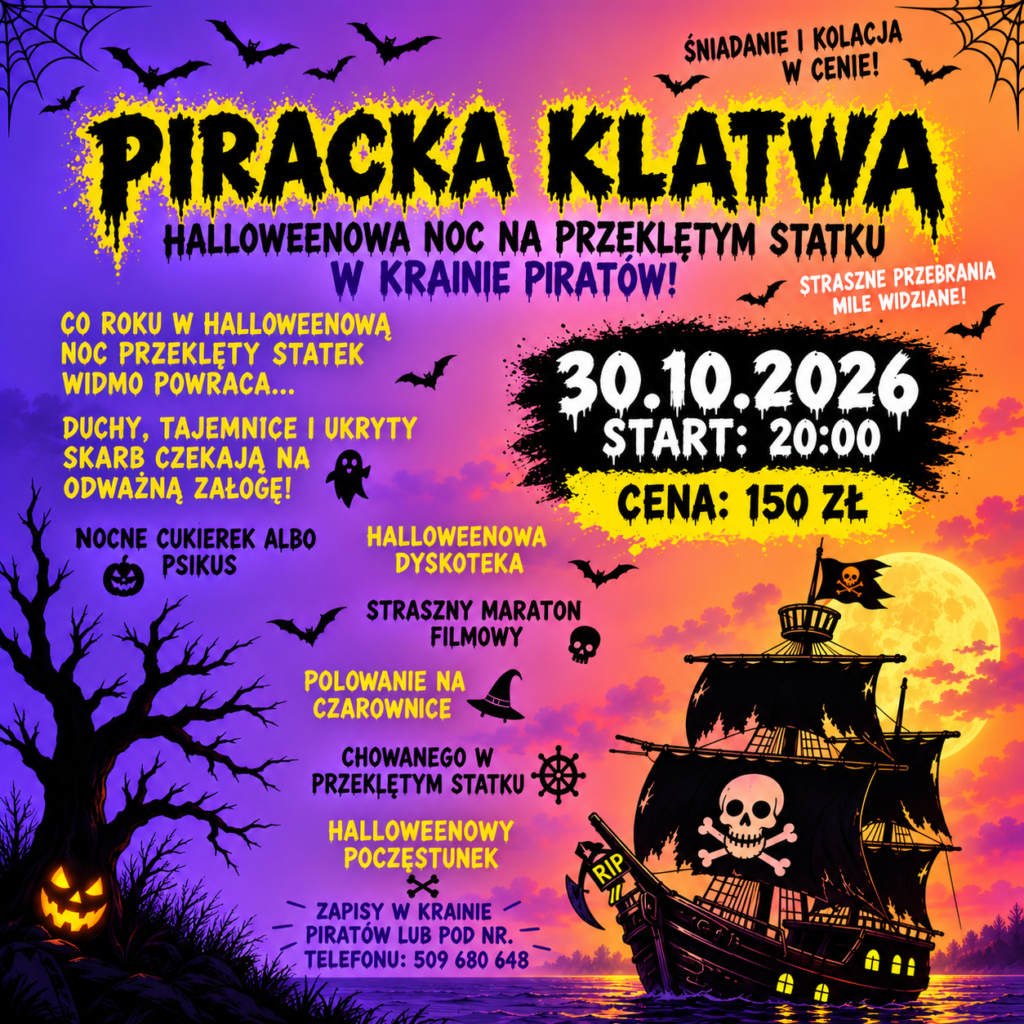 Halloween Kraina Piratów 2026